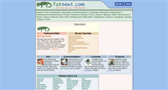 Desktop Screenshot of fatnewt.com